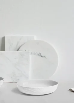 Bol para servir Rhombe Ø28 cm, Blanco
