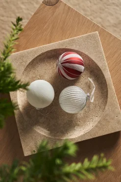Bolas de Navidad Snowing 6 unidades, Blanco