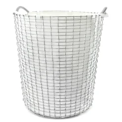 Bolsa ropa sucia Korbo, blanco 80 L