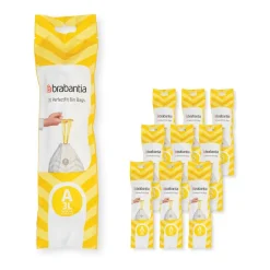 Bolsas de basura Brabantia PerfectFit 200 bolsas, Modell A, 3 L