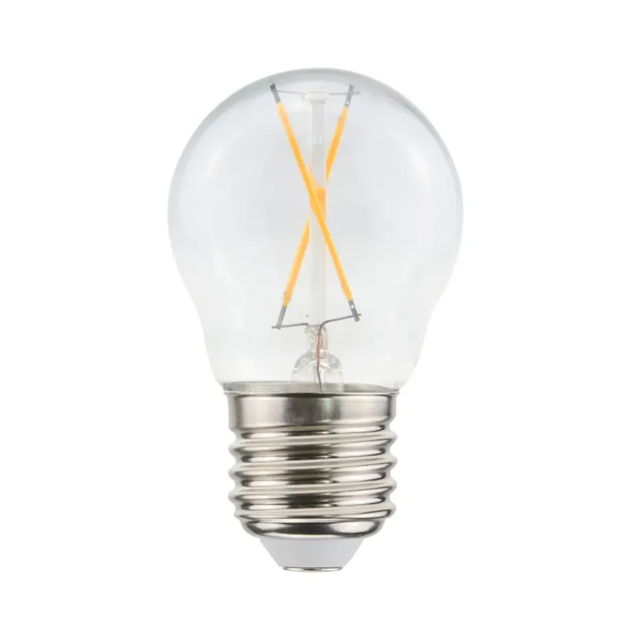 Bombilla de filamento LED Airam para lámpara de globo luminoso, claro, no regulable, 2-filamento e27, 1w