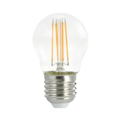 Bombilla de filamento LED Airam para lámpara de globo de luz E27, Claro, regulable 2700K 470 lm 4W