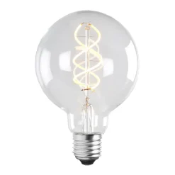 Bombilla E27 LED Globen soft filament, 9,5 cm