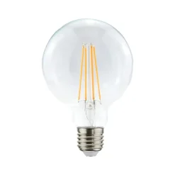 Bombilla LED de filamento Airam de 95 mm de luz E27 3,5W, Transparente regulable