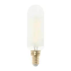 Bombilla LED E14 T30 5,7W 900lm 2700K regulable, Cristal esmerilado