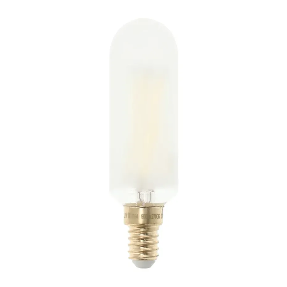 Bombilla LED E14 T30 5,7W 900lm 2700K regulable, Cristal esmerilado