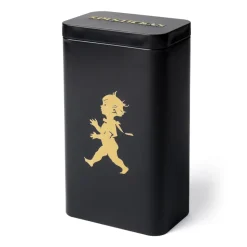 Bote de café Solstickan 20,5 cm, Negro-dorado mate