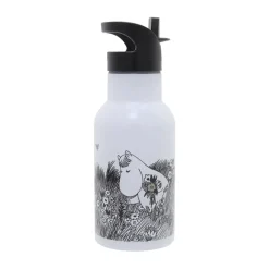 Botella de agua Mumin Graphic 34 cl, Blanco