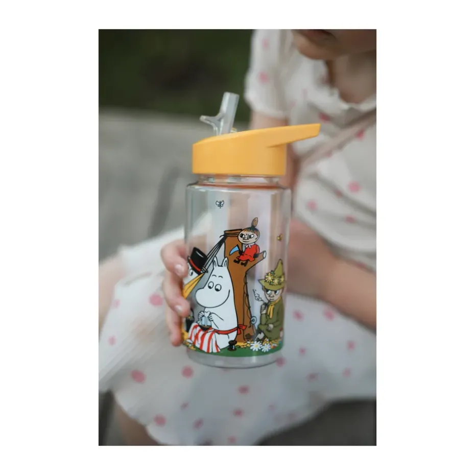Botella de agua Mumin Picknick 55 cl, Amarillo