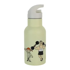 Botella de agua Pippi Cirkus 34 cl, Amarillo
