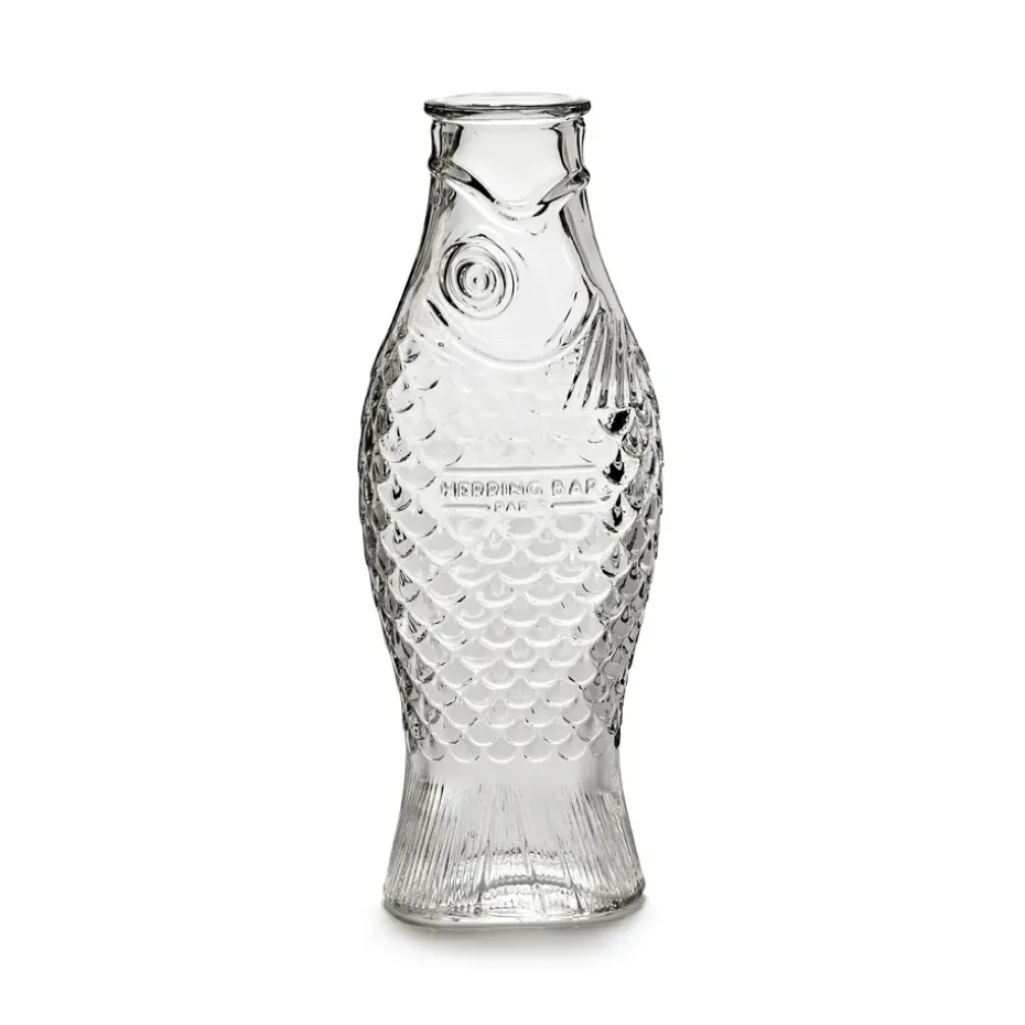 Botella de vidrio Fish & Fish 85 cl, Transparent
