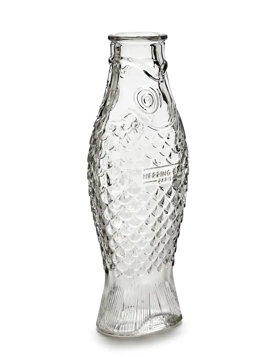 Botella de vidrio Fish & Fish 85 cl, Transparent