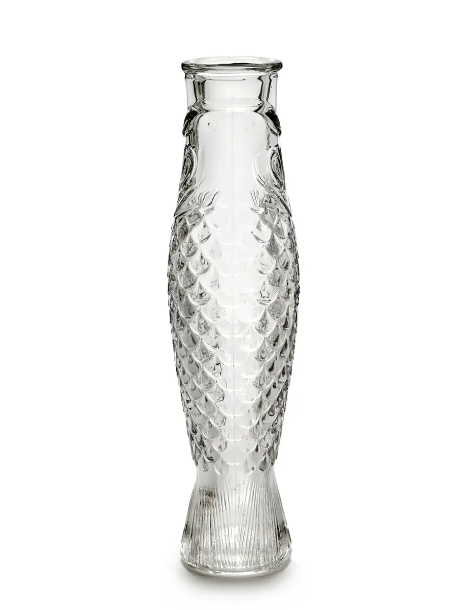 Botella de vidrio Fish & Fish 85 cl, Transparent