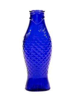Botella de vidrio Fish & Fish 85 cl, Cobalt blue