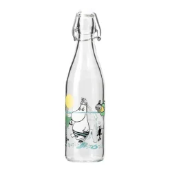 Botella de vidrio Mumin 0,5 l, Fun in the water
