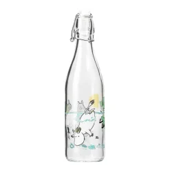 Botella de vidrio Mumin 0,5 l, Fun in the water