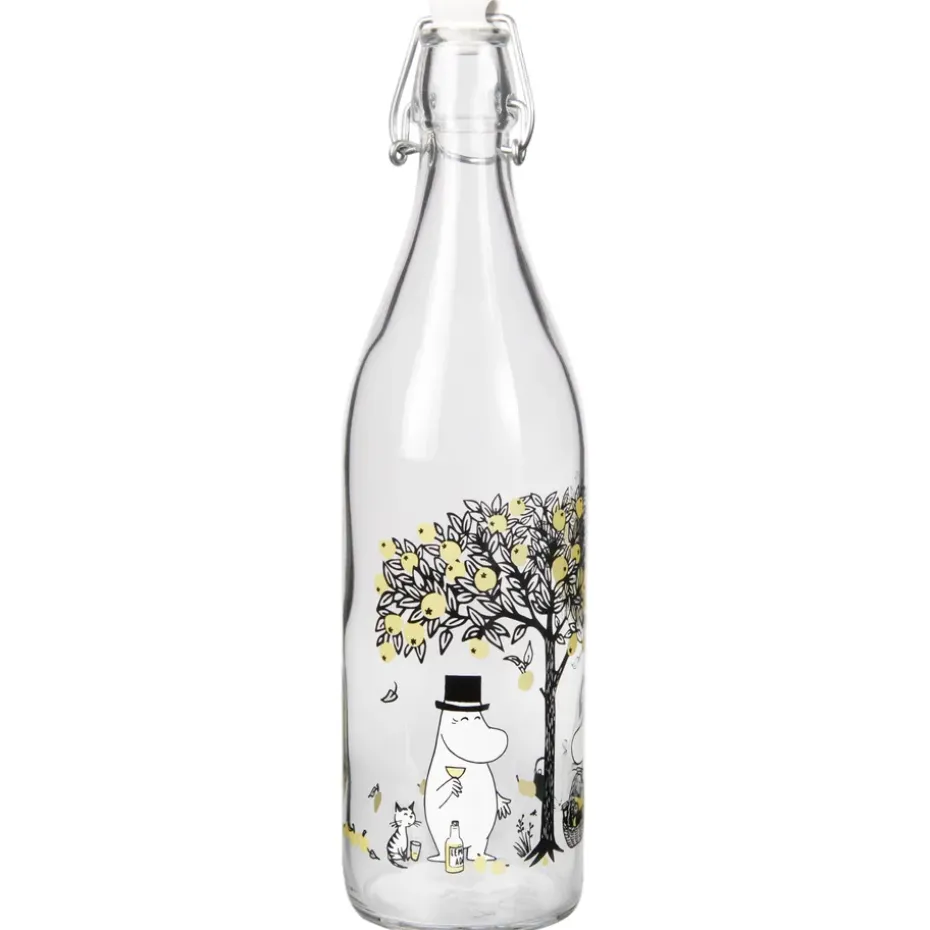 Botella de vidrio Mumin1 L, Apples
