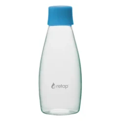 Botella de vidrio Retap Go 05 tapón de rosca 50 cl, Light blue