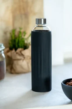 Botella para beber To Go & To Stay 1 L, negro