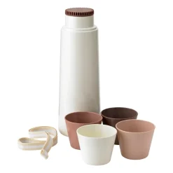 Botella termo con 4 tazas PICNIC, Blossom