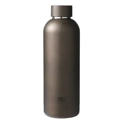 Botella termo Raw 0,5 L, marrón mate