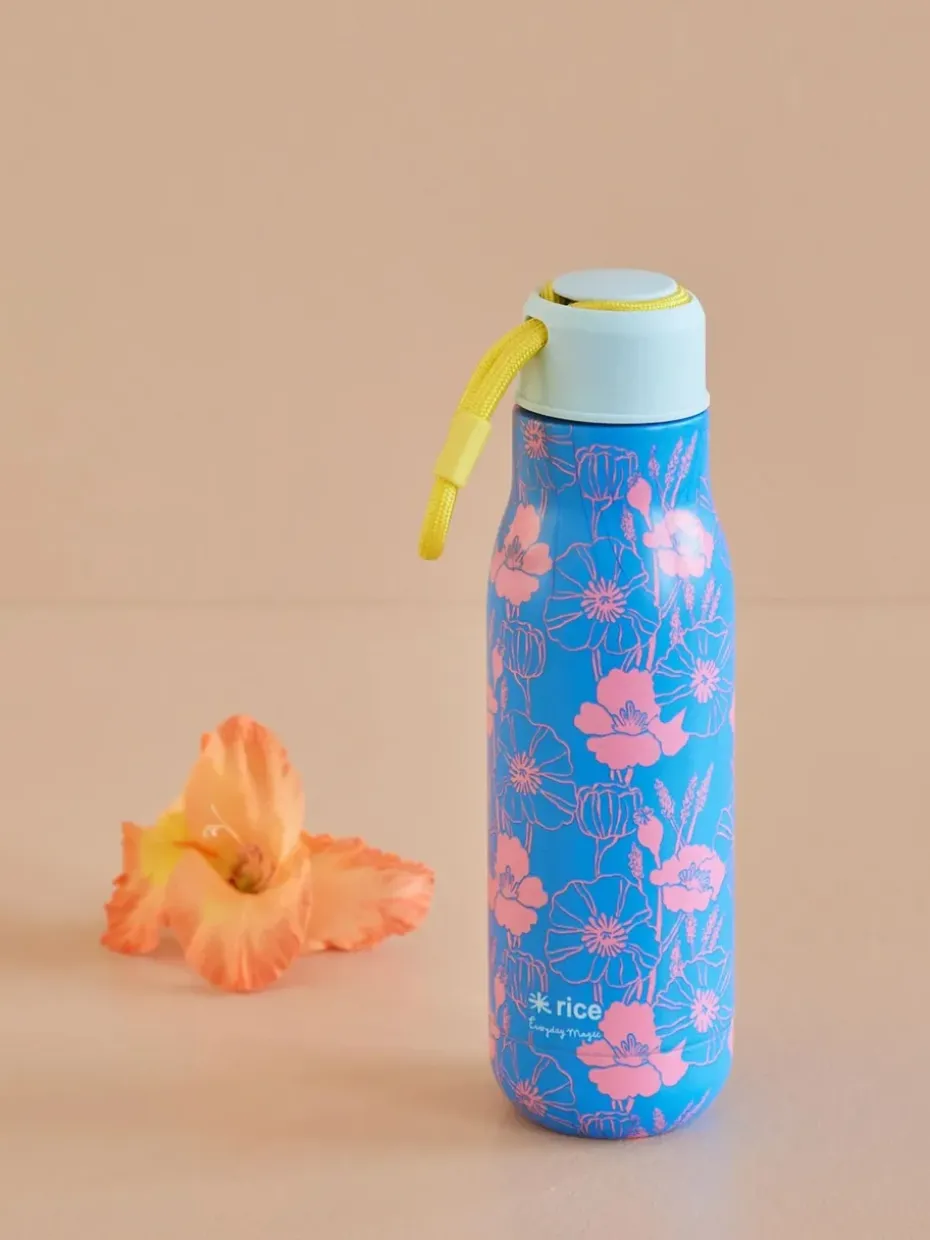Botella termo Rice 50 cl, Poppie love-blue