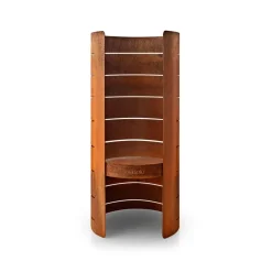 Brasero FireCylinder, acero corten