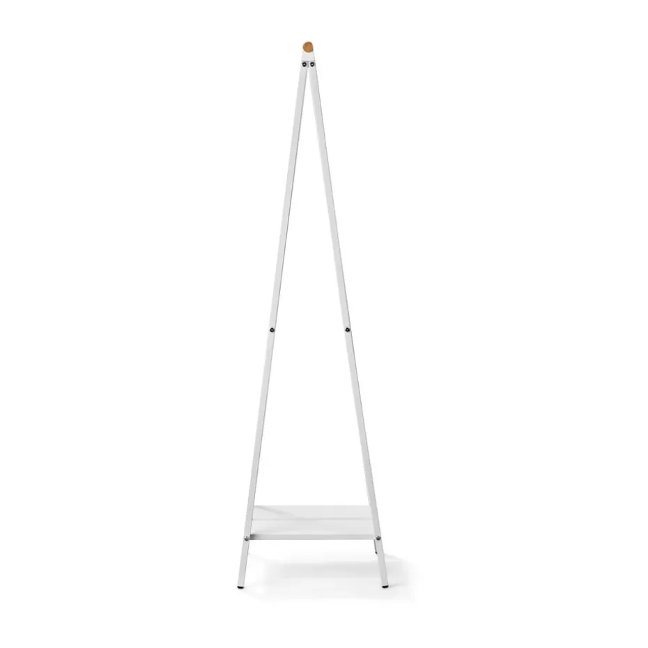 Burro para ropa Linn perchero compacto, Blanco
