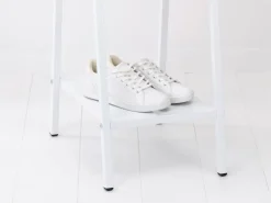 Burro para ropa Linn perchero compacto, Blanco