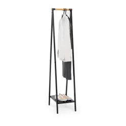 Burro para ropa Linn perchero compacto, Negro