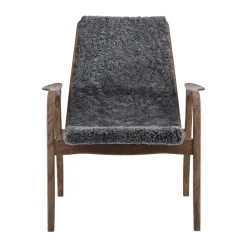 Butaca Laminett roble/piel de oveja Special Edition, Rubio Monocoat Chocolate-Charcoal
