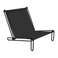 Butaca Lounge Blixt, Negro-sky grey