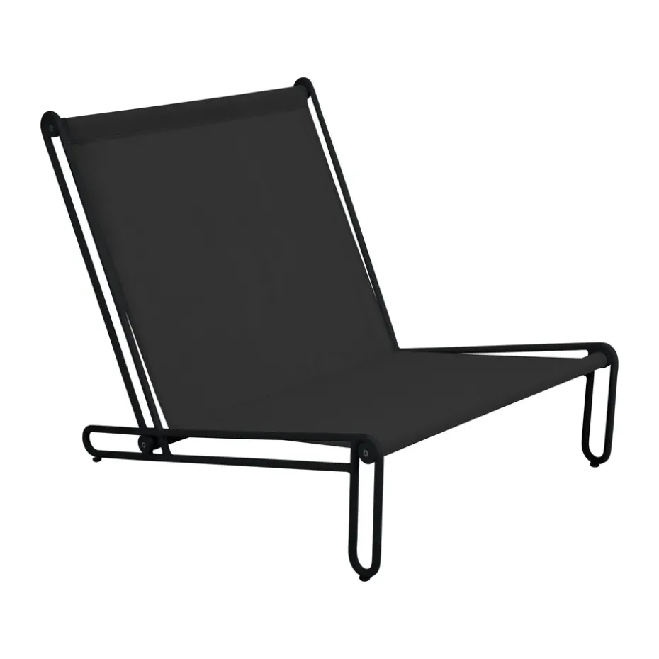 Butaca Lounge Blixt, Negro-sky grey