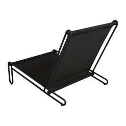 Butaca Lounge Blixt, Negro-sky grey