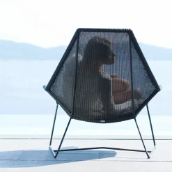 Butaca Lounge Breeze weave, Light grey
