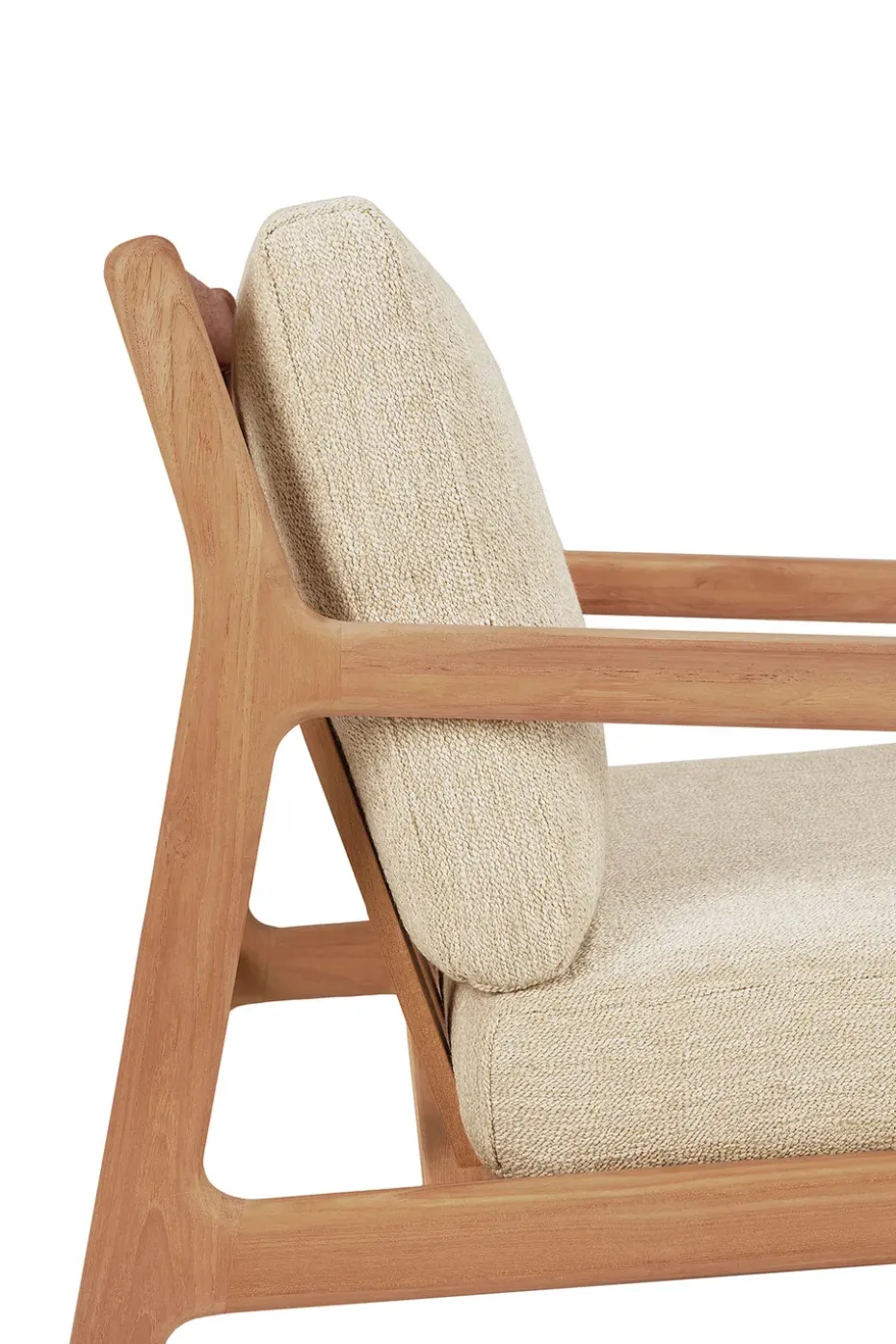Butaca Lounge Jack outdoor teak, Natural