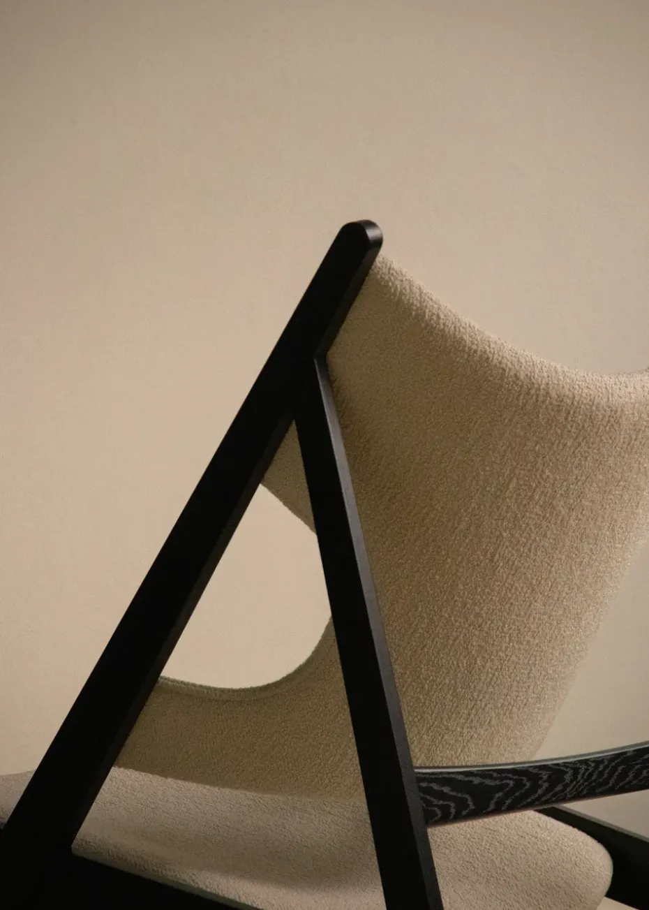 Butaca Lounge Knitting, Barnum Bouclé 24-roble negro