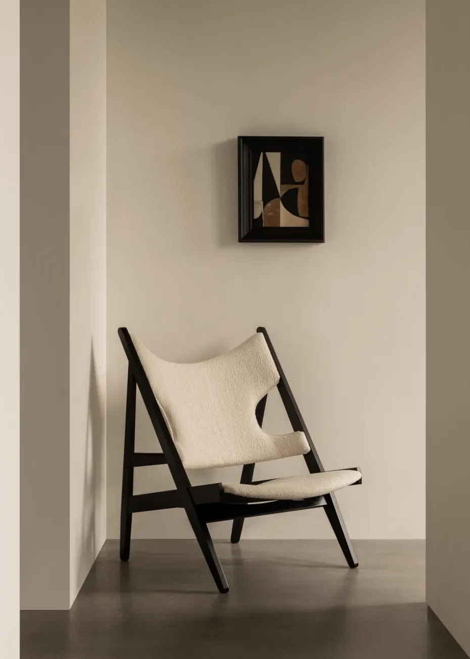 Butaca Lounge Knitting, Barnum Bouclé 24-roble negro