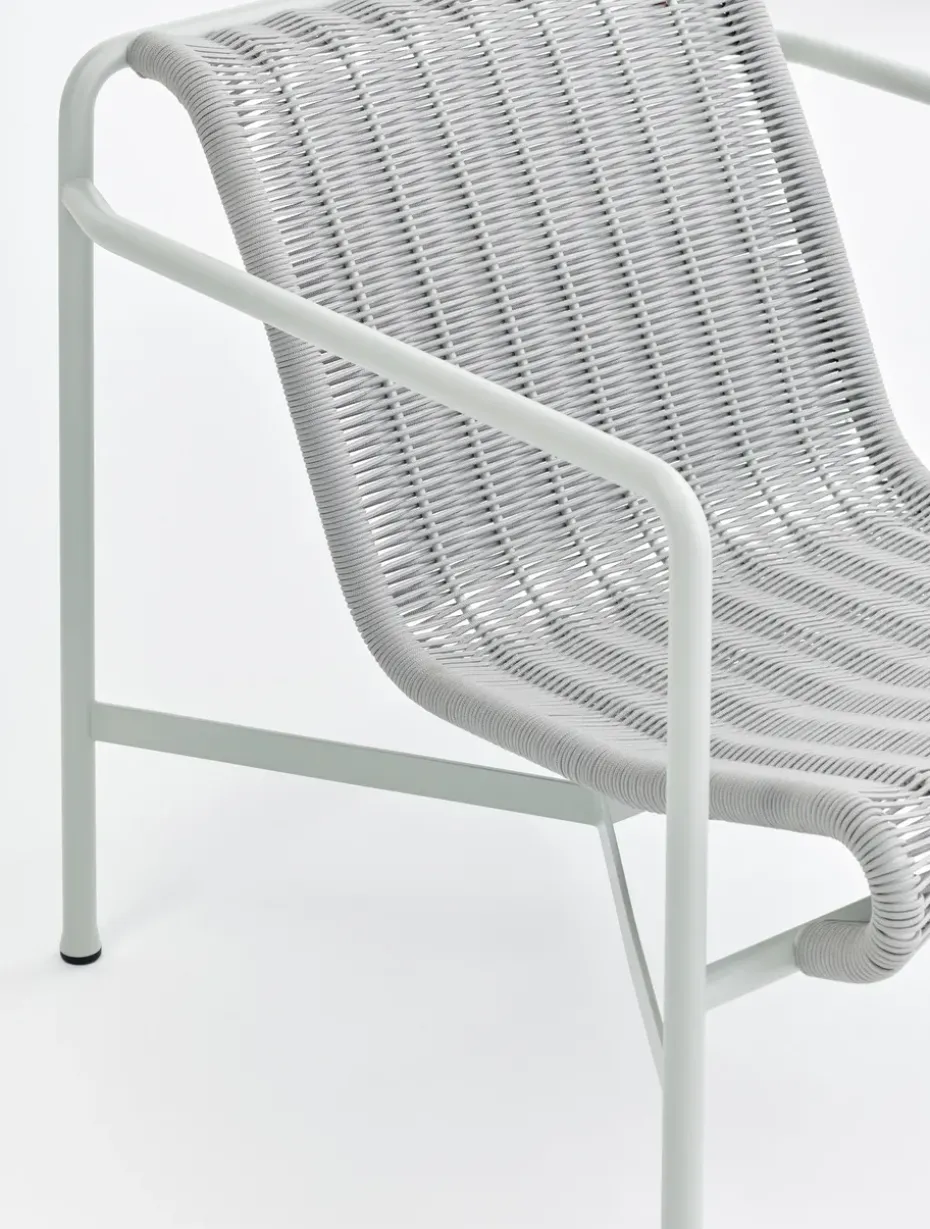 Butaca Lounge Palissade Cord Low, Sky grey