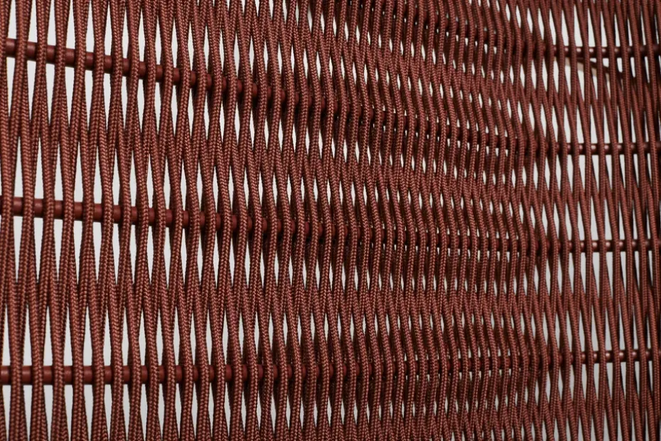 Butaca Lounge Palissade Cord Low, Iron red
