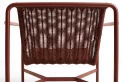 Butaca Lounge Palissade Cord Low, Iron red