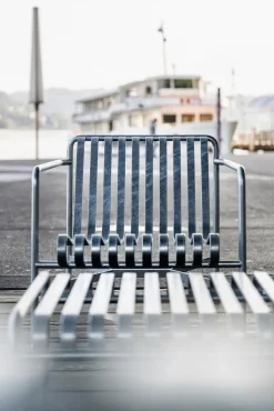 Butaca Lounge Palissade Low, hot galvanized