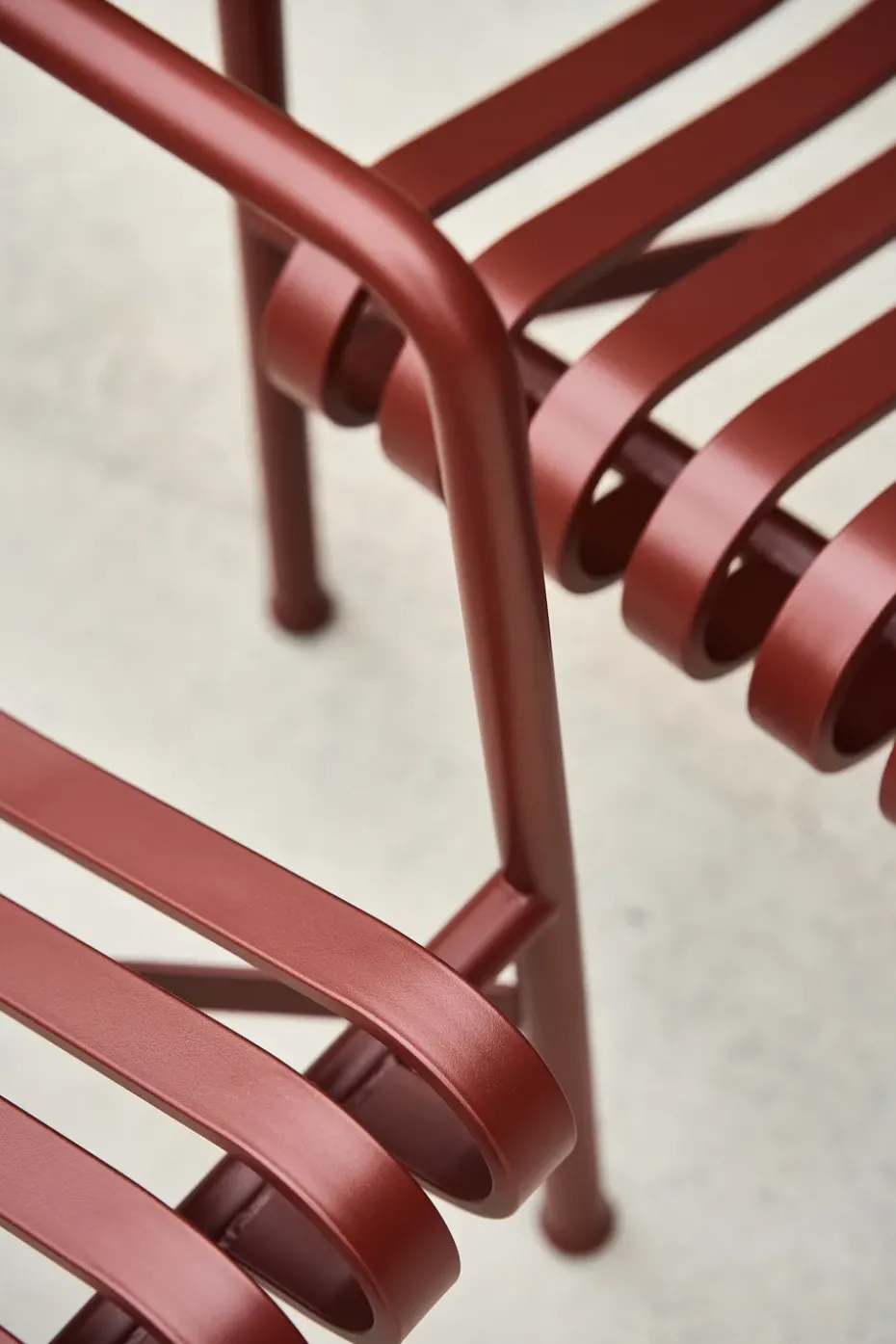 Butaca Lounge Palissade Low, Iron red