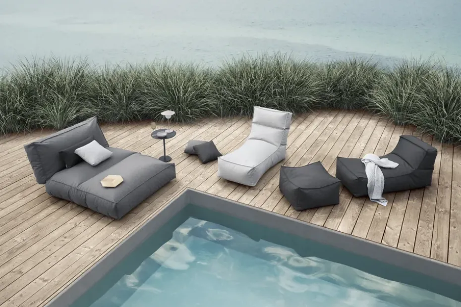 Butaca Lounge puff STAY 60x120 cm, Cloud
