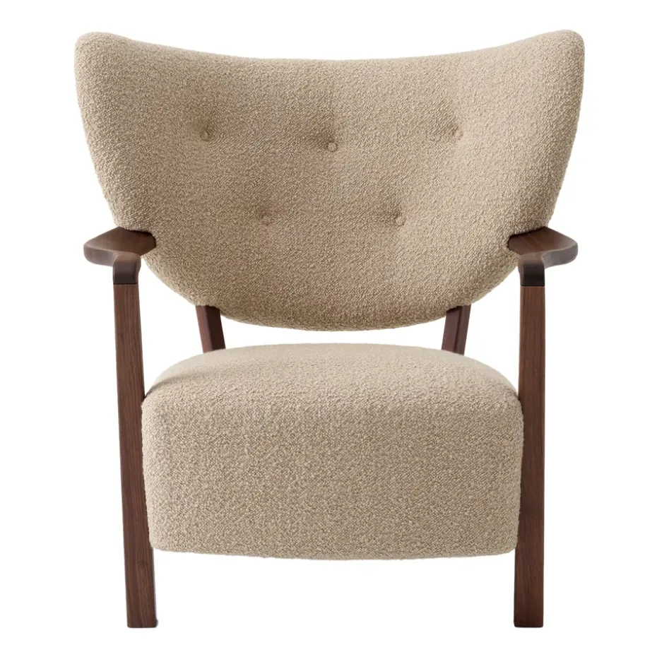 Butaca Lounge Wulff Lounge Chair ATD2, nogal aceitado-Karakorum