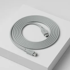 Cable 1 USB-C a USB-C cable de carga 2 m, Gotland gray