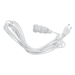 Cable E14 Basic 3,5 m, blanco