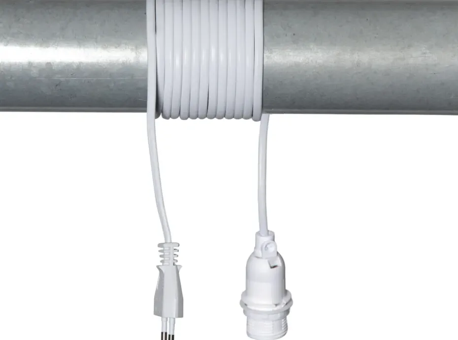 Cable E14 Basic 3,5 m, blanco