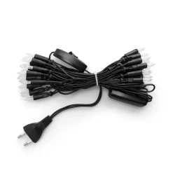 Cable extra para guirnalda de luces Irislights negro, 35 bolas