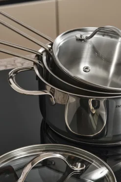 Cacerola con tapa de vidrio Nordwik 1,9 litros, Acero inoxidable